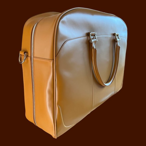 SAMSONITE BLACK LABEL BAYAMO LEATHER SUITER GARMENT BAG - Picture 8 of 10